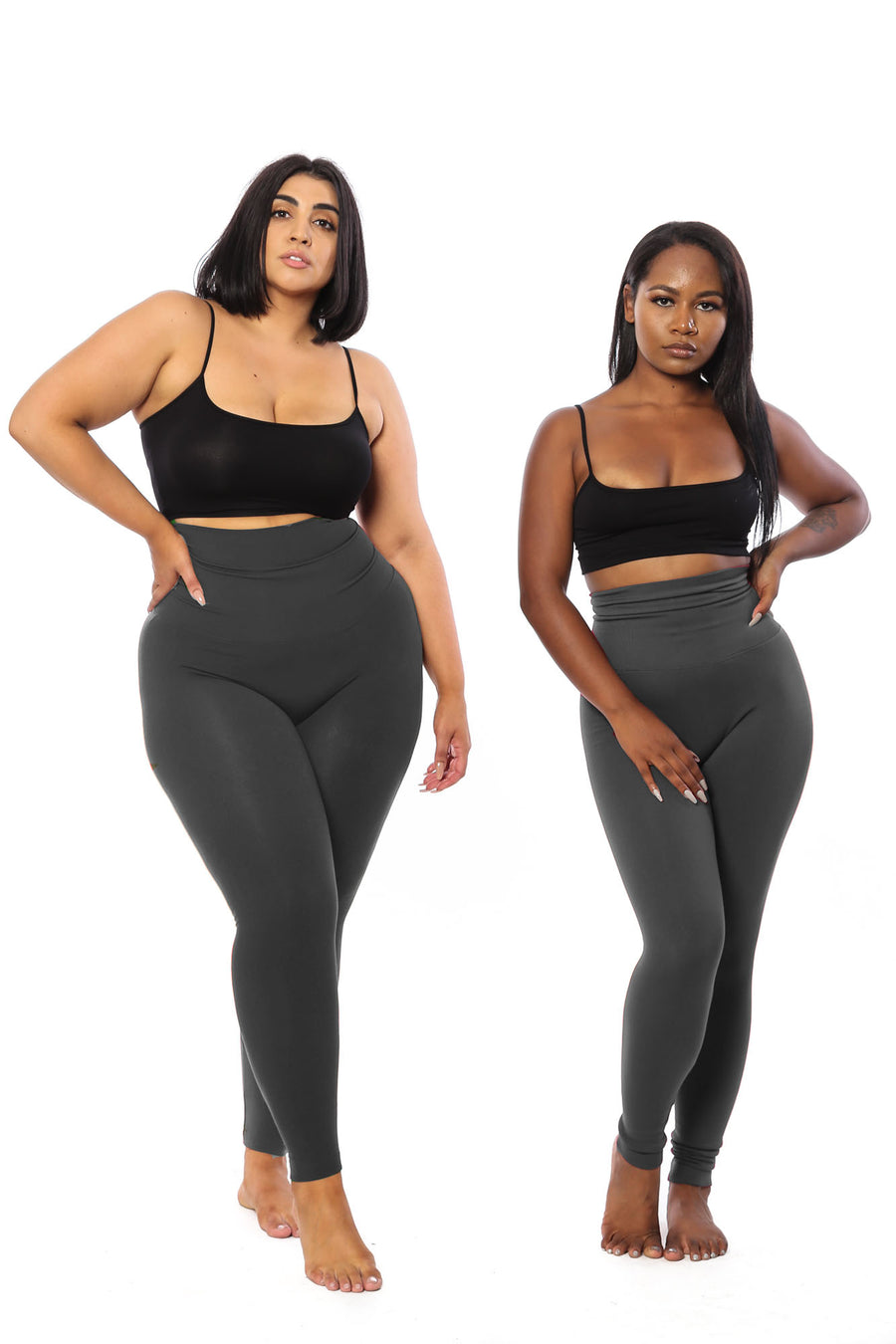 The Gray Yoga Tummy Control Legging fits up to PLUS! (Choose Your Size!) - Babes And Felines | Specializing in Fashionable Staple Pieces for Every Shape and Size (9294263242)