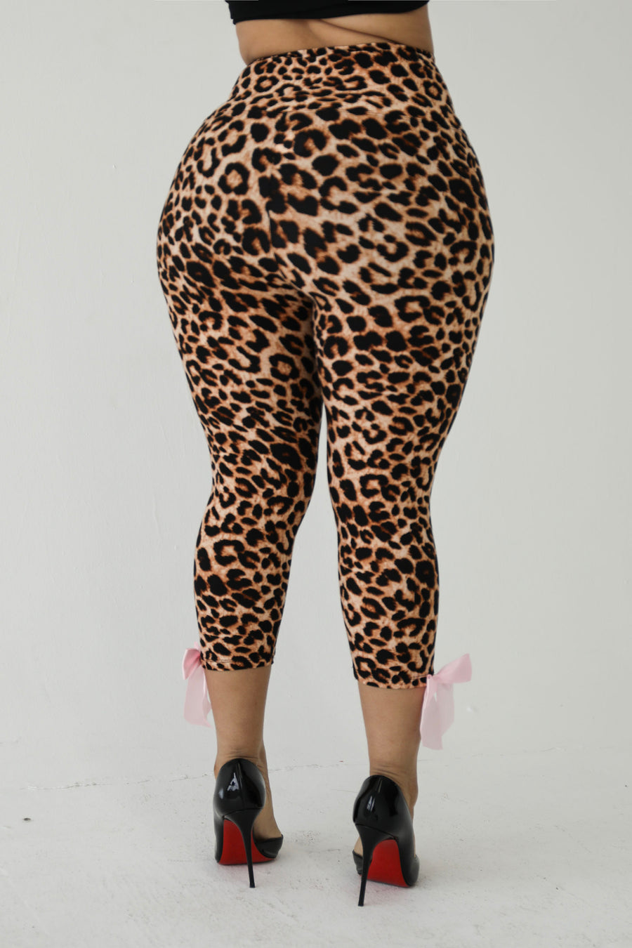 The Coquette Capri in Leopard (Pink)