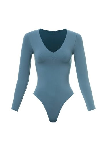 Shaping Thong Bodysuit (teal)