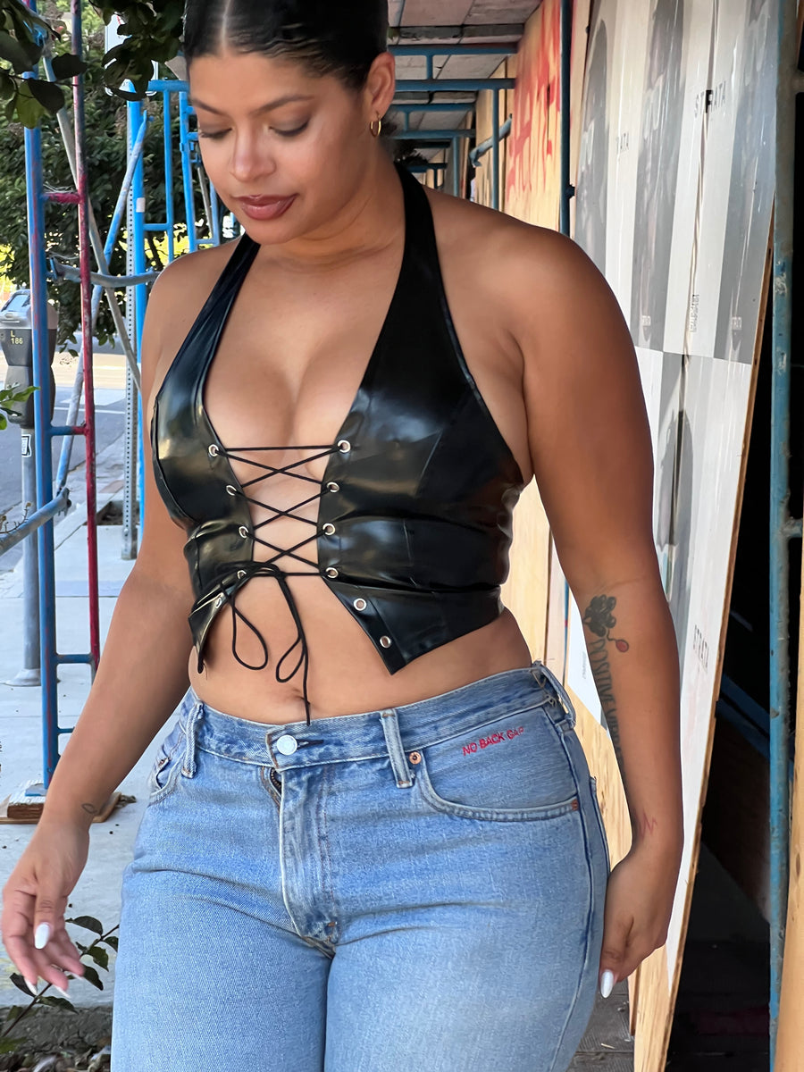 Biker Corset Top