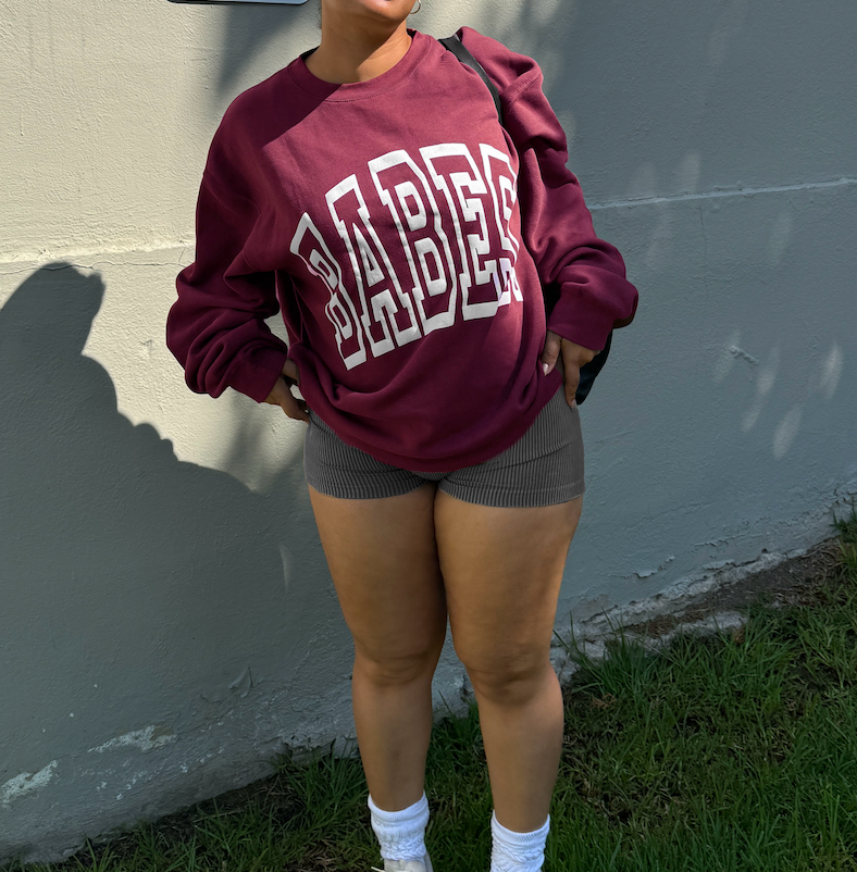 BABES Crewneck (burgundy)