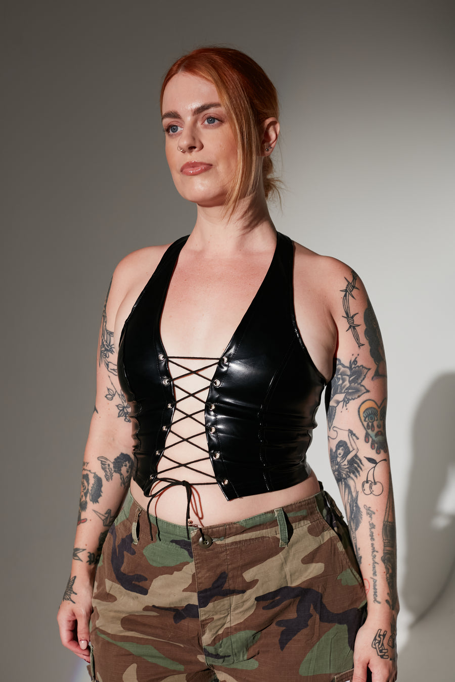 Biker Corset Top