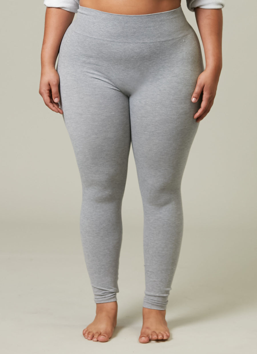 The Cotton Tummy Control Legging (gray)