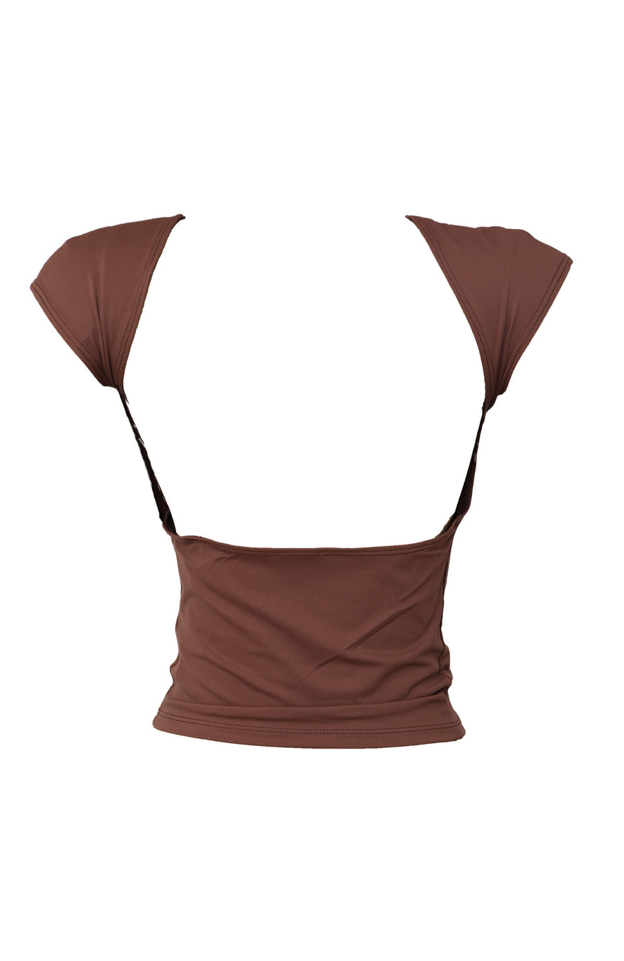 Babes Backless Tee (brown)