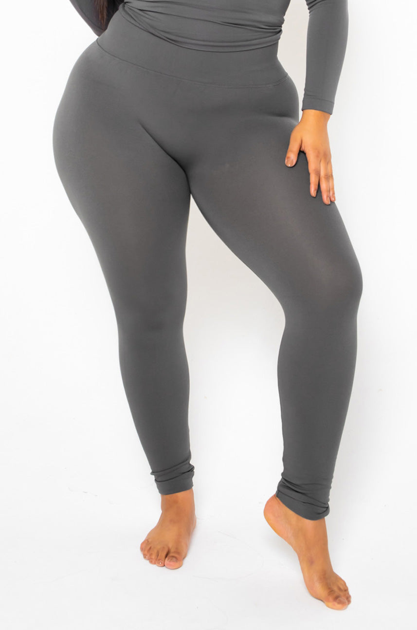 The Yoga Tummy Control Legging (gray)