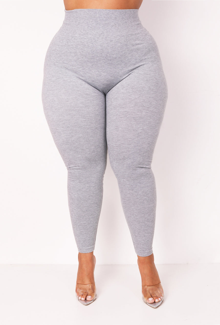 The Cotton Tummy Control Legging (gray)