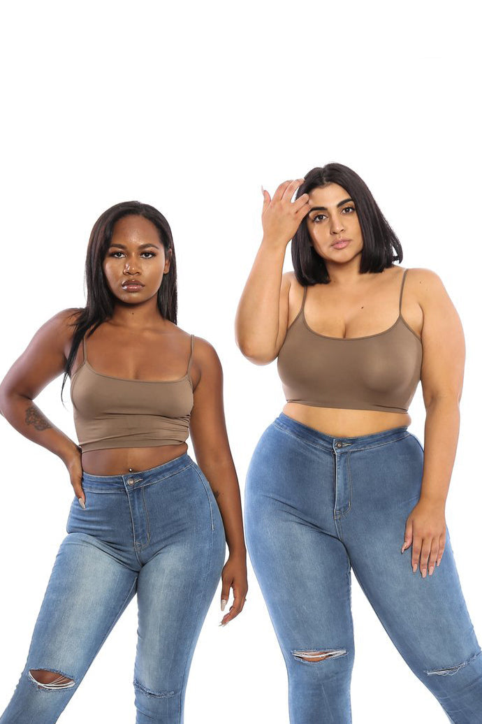SOPHIA Strappy CROP TOP (6 COLORS) - Babes And Felines | Specializing in Fashionable Staple Pieces for Every Shape and Size (453647269)