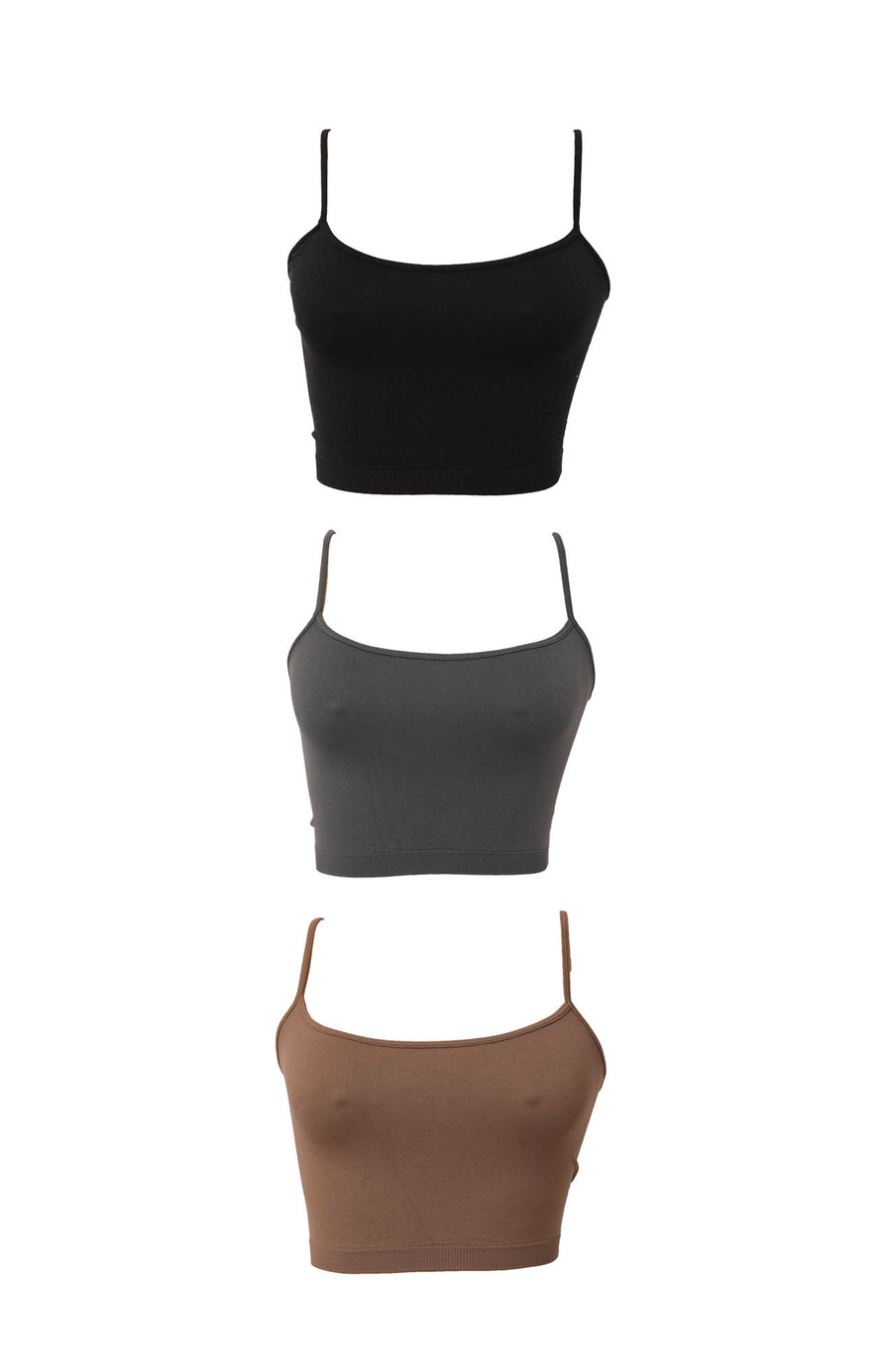 3-5 Pack Strappy Crop Top