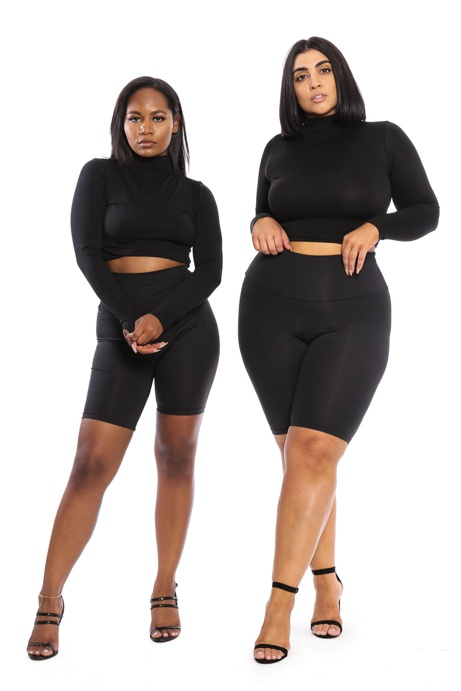 TUMMY CONTROL High Waist Black Babe Biker Short - Babes And Felines | Specializing in Fashionable Staple Pieces for Every Shape and Size (11604106644)