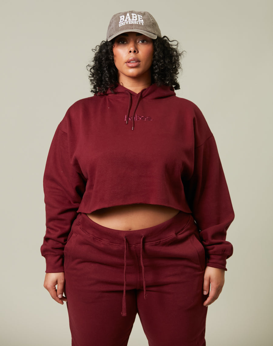 "Cranberry" Babes Comfy Hoodie