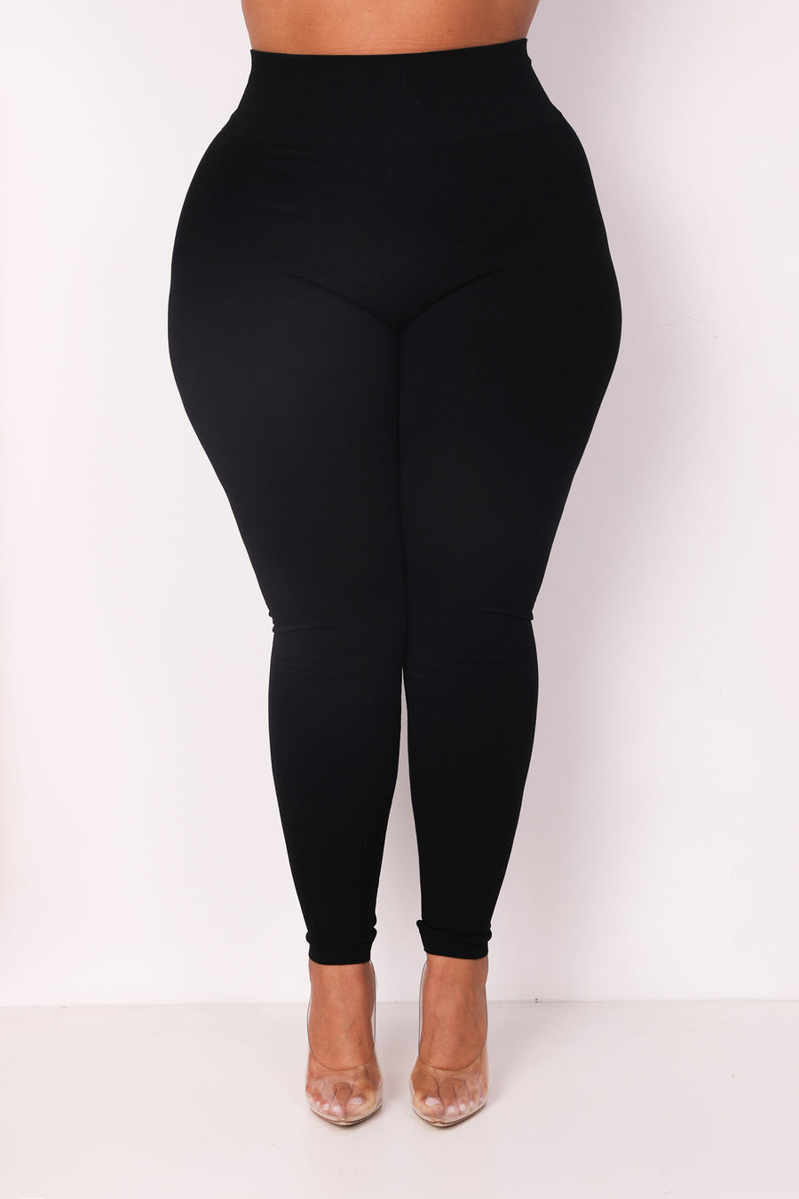 The Maternity Black Cotton Tummy Control Legging (fits up to Plus)