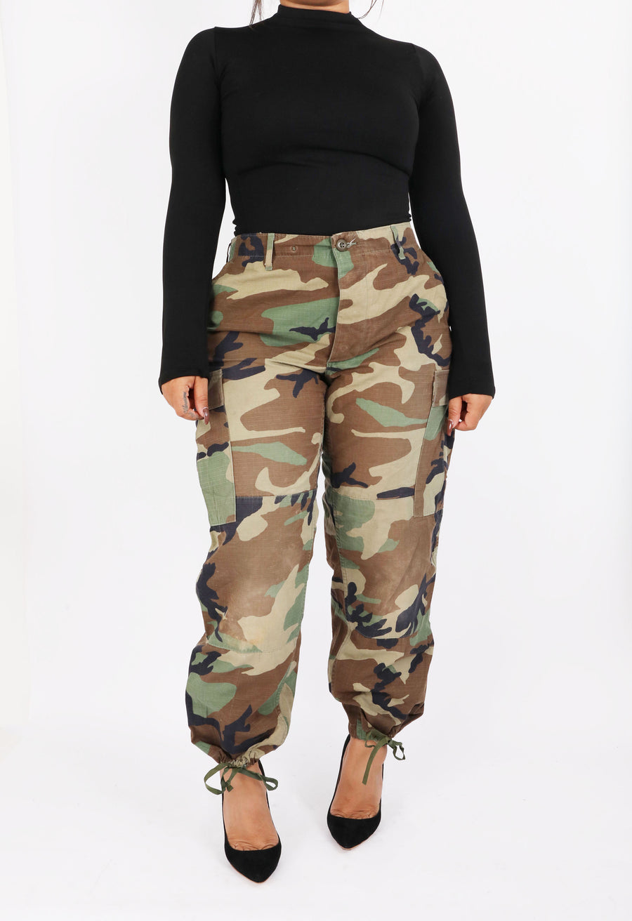 The Vintage Camo Pant in Army (1592410079304)