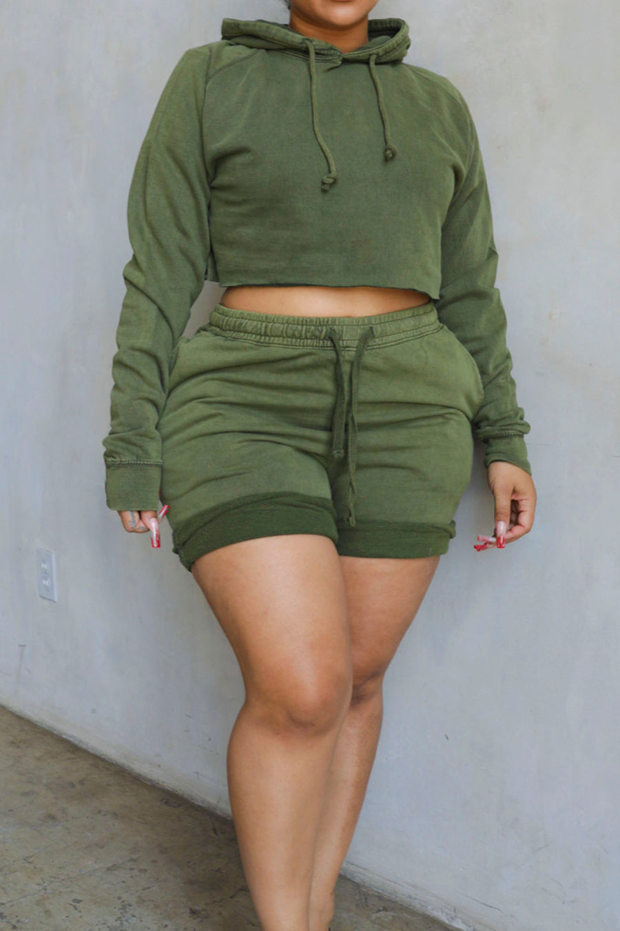 Comfy Chill Hoodie (Olive)