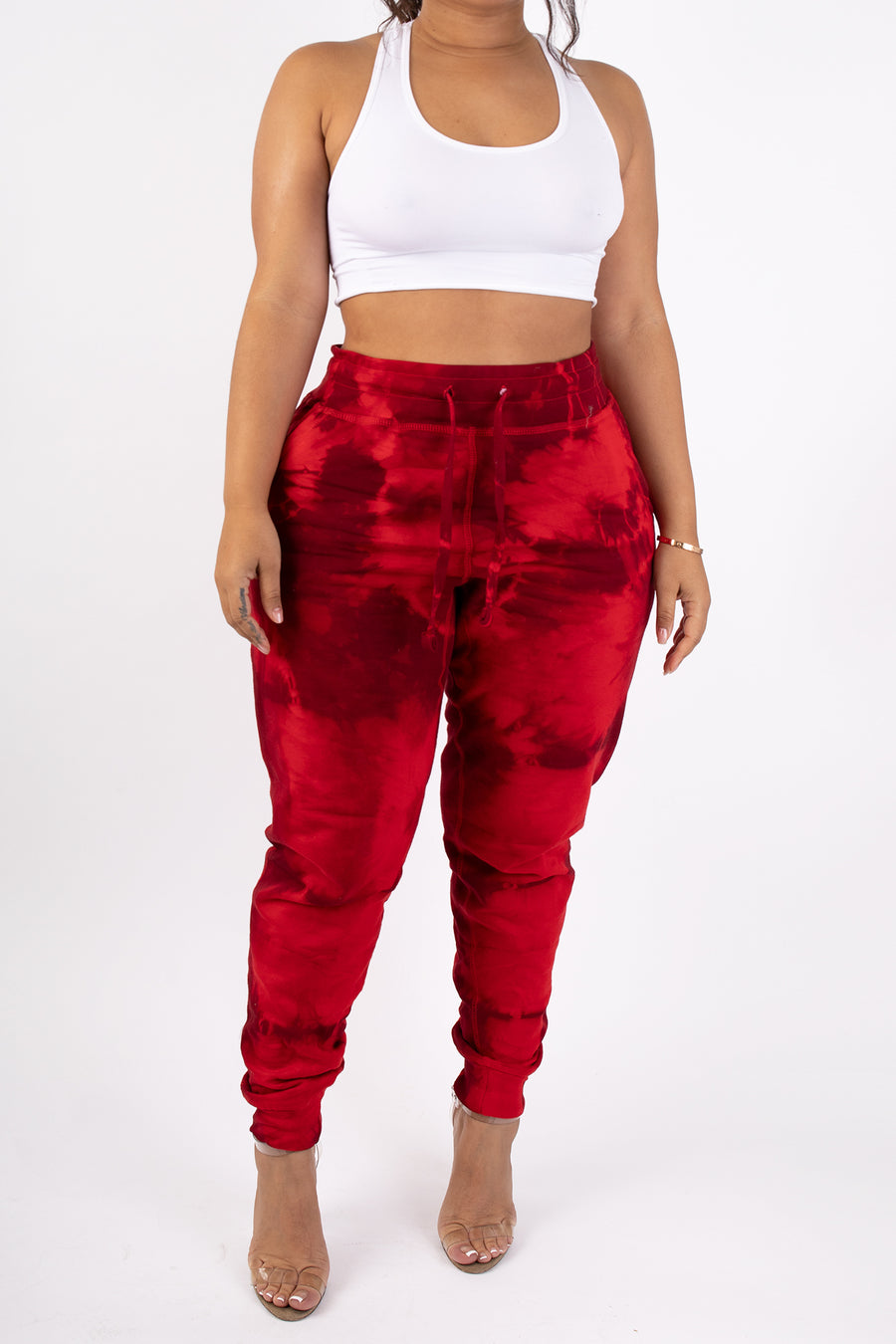 The SELF LOVE Tie Dye Comfy Jogger (Embroidery Option)