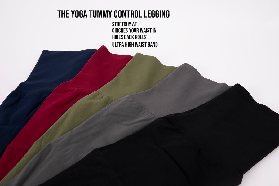 3-5 Pack Yoga Tummy Control Legging